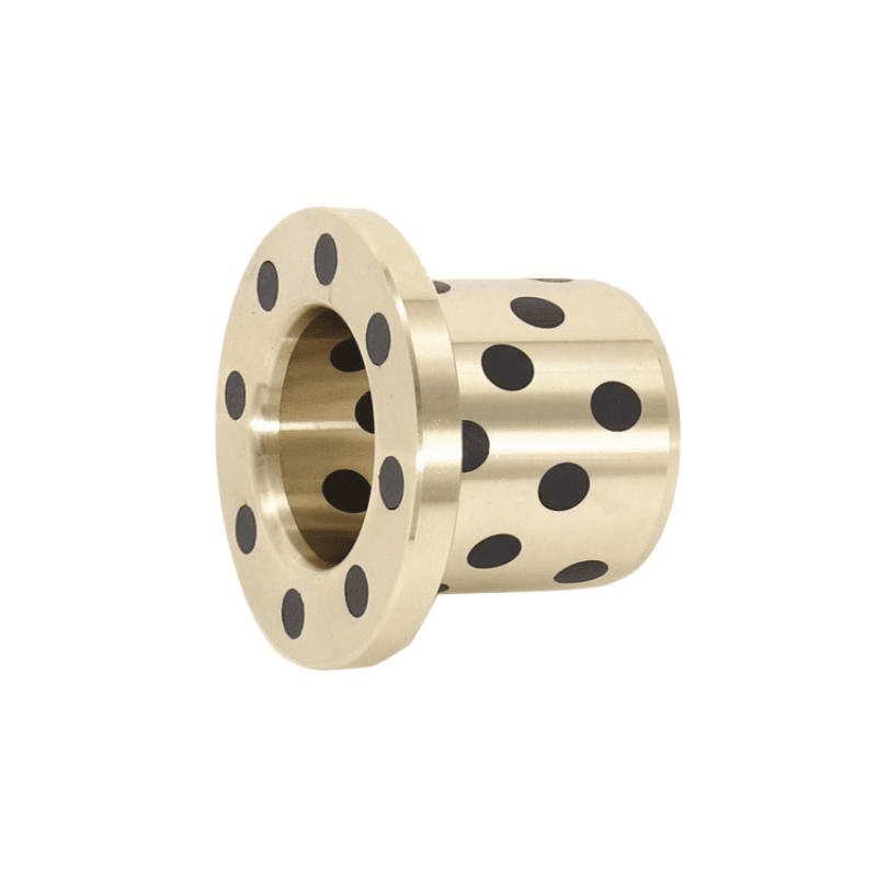 High-Precision Self-Lubricating Bronze Graphite Bushing for Flanges Bush - Graphtie Bronze Bushing and Oilless Flange Bushing